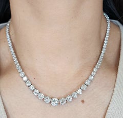 17.89 ct Riviera Graduated Diamond Necklace