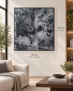 Dragon Acrylic Painting Wall Art