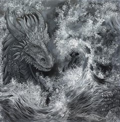 Dragon Acrylic Painting Wall Art