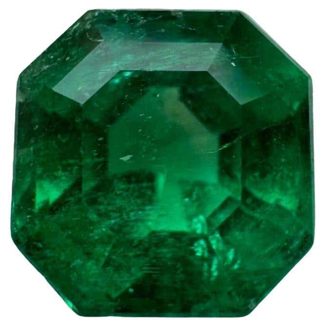 7.30Cts Unheated Certified Natural Cut Colombian Green Emerald Gemstone 7.30Cts Unheated Certified Natural Cut Colombian Green Emerald Gemstone