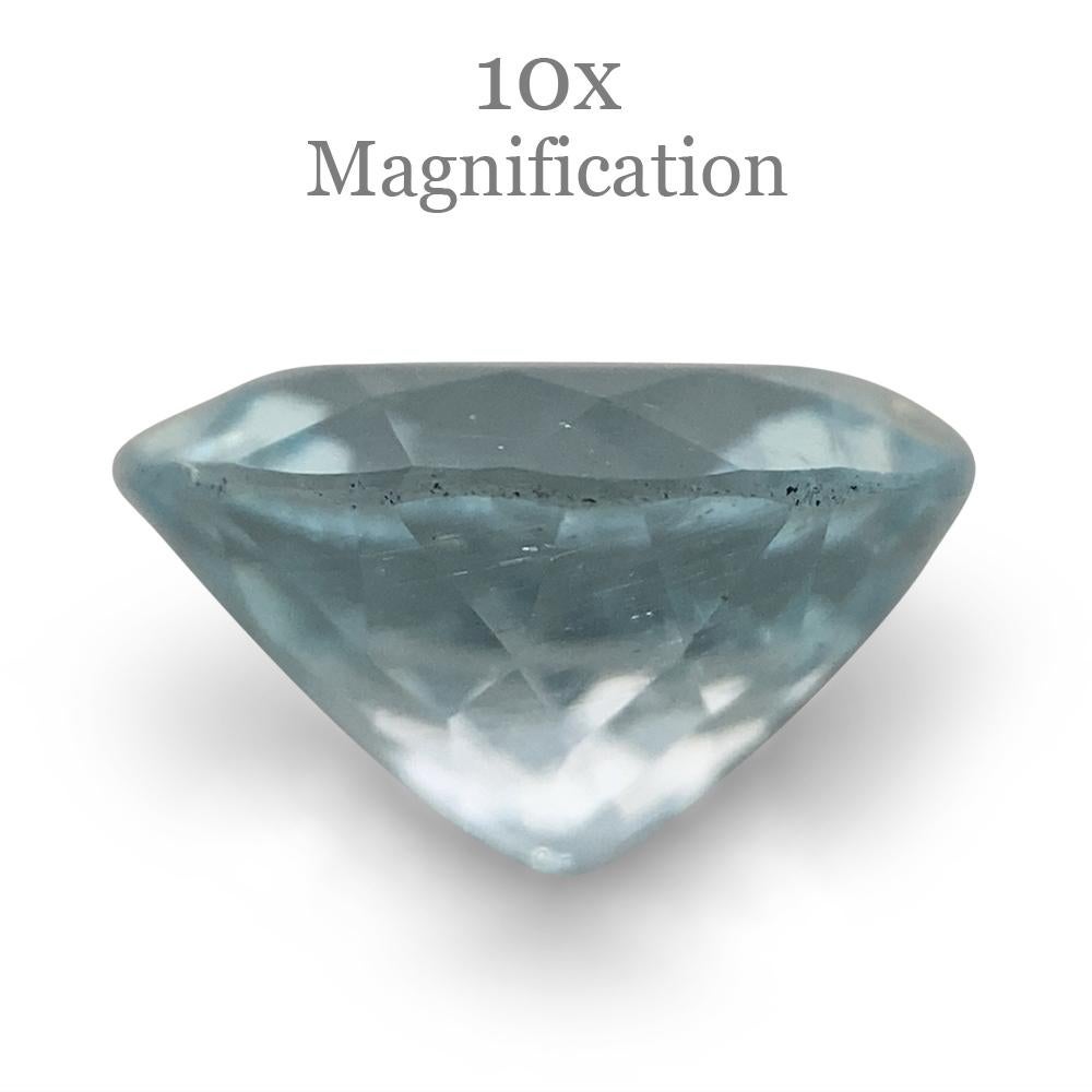 1.78ct Round Aquamarine For Sale 12