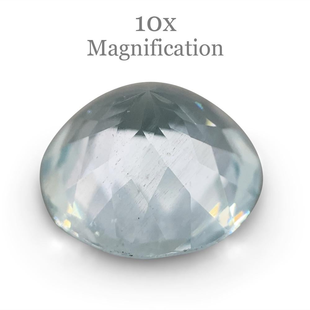 1.78ct Round Aquamarine For Sale 2