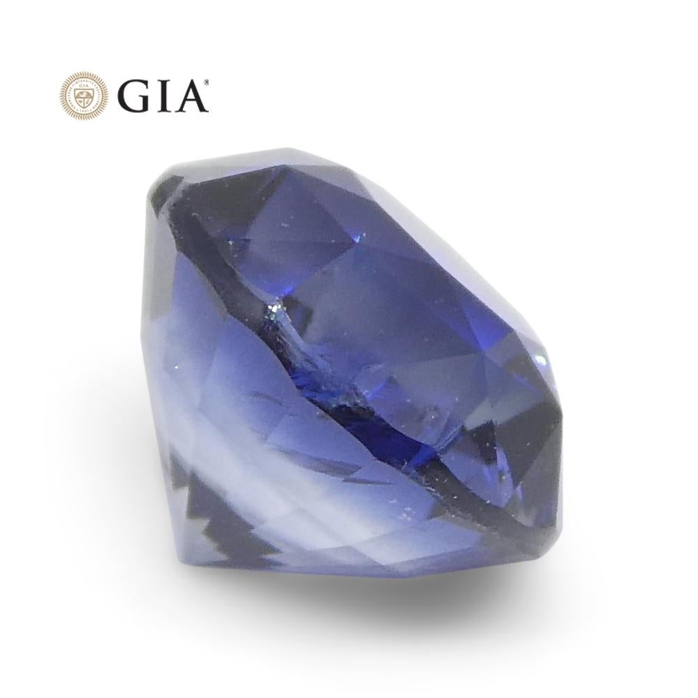 1.78 Karat runder blauer Saphir GIA zertifiziert Sri Lanka 5