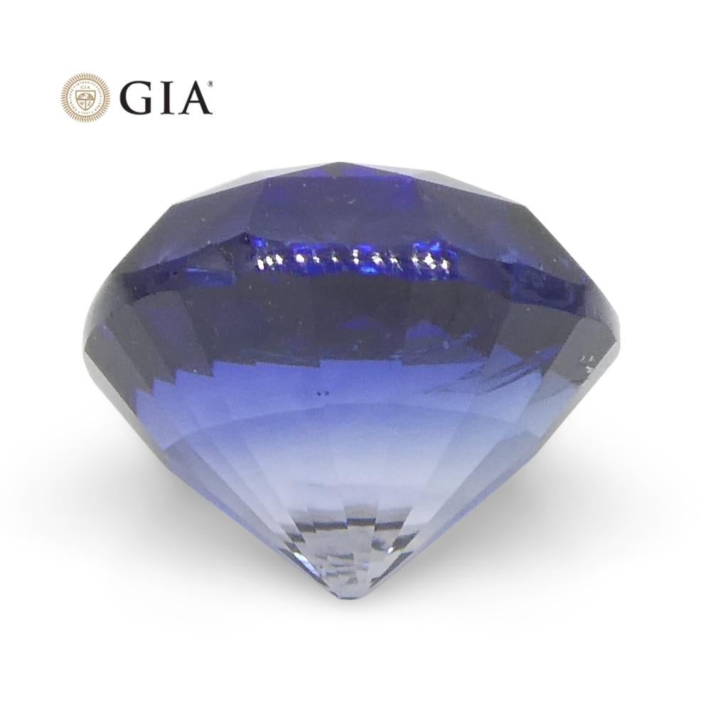 1.78 Karat runder blauer Saphir GIA zertifiziert Sri Lanka 7