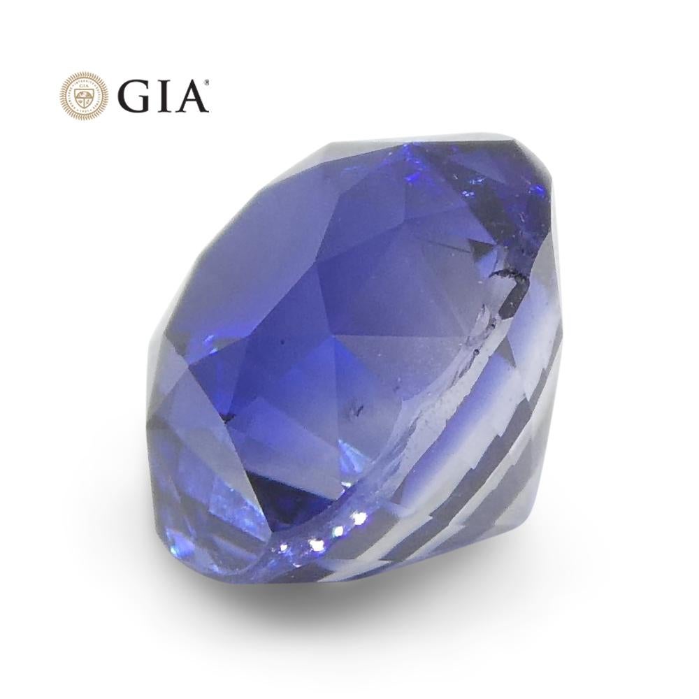 1.78 Karat runder blauer Saphir GIA zertifiziert Sri Lanka 9