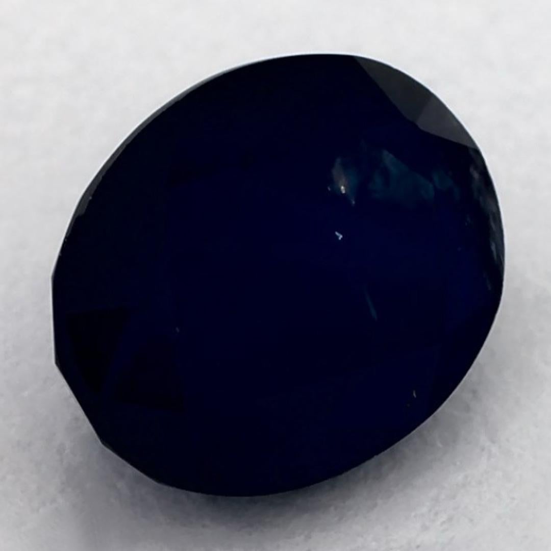 1.79 carati di zaffiro blu ovale sfuso In condizioni Nuovo in vendita a Fort Lee, NJ