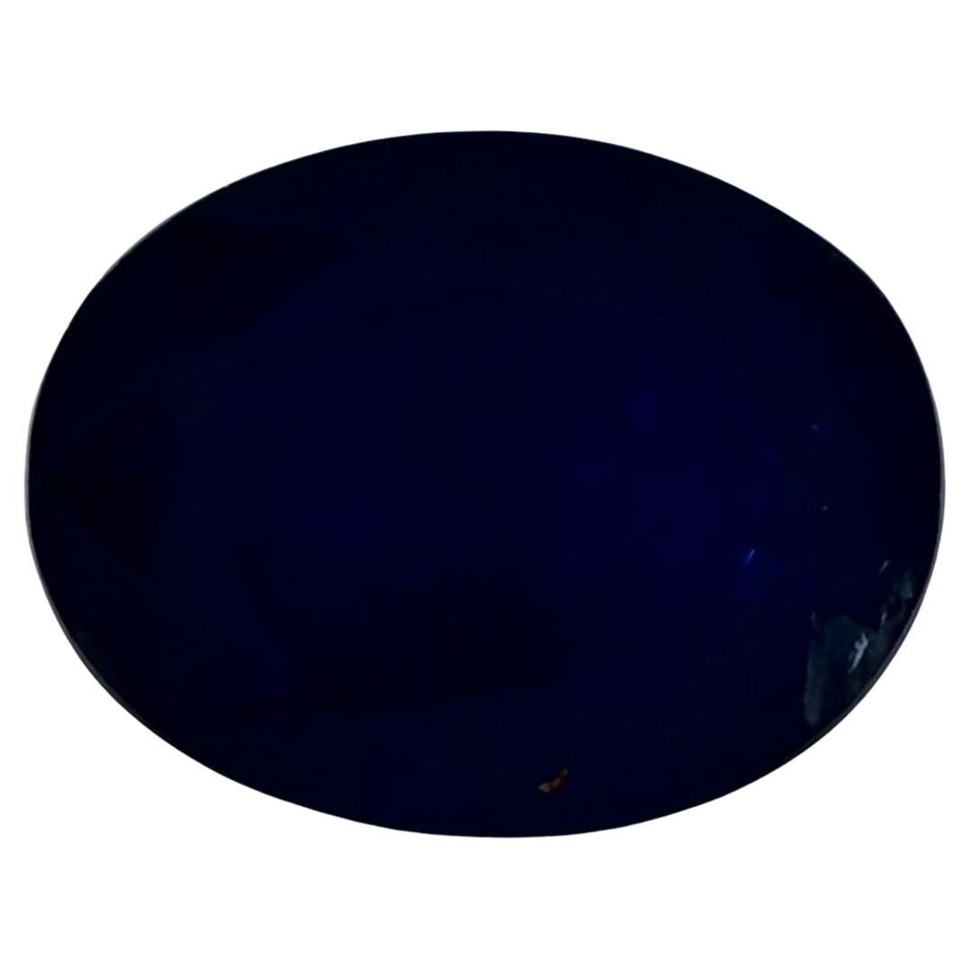 1.79 carati di zaffiro blu ovale sfuso