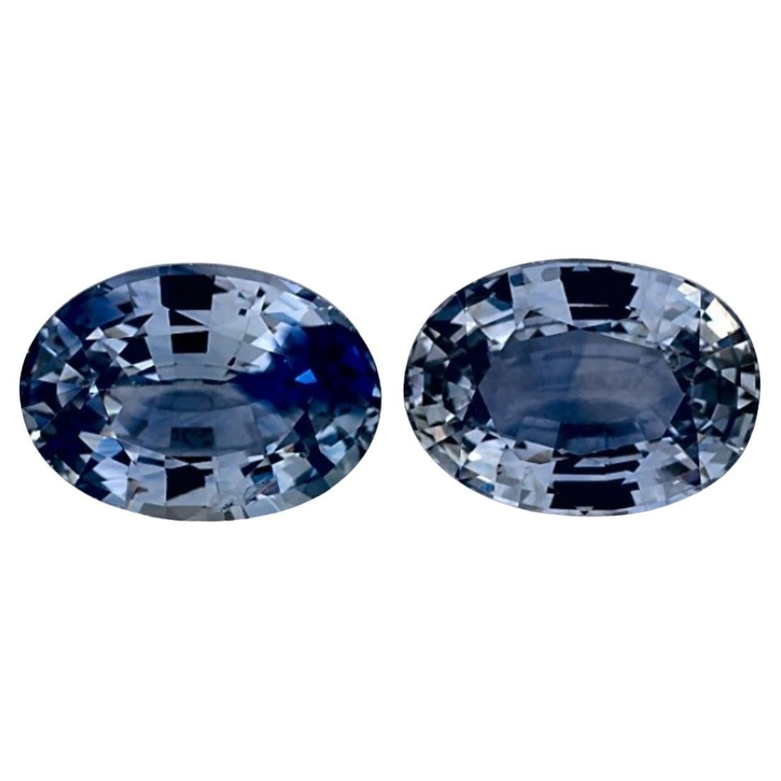 1.79 Ct Blue Sapphire Oval Loose Gemstone For Sale