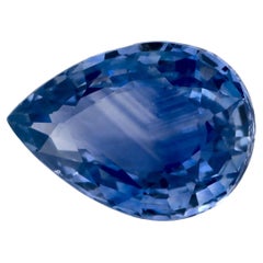 Gema suelta de zafiro azul pera de 1.79 qt