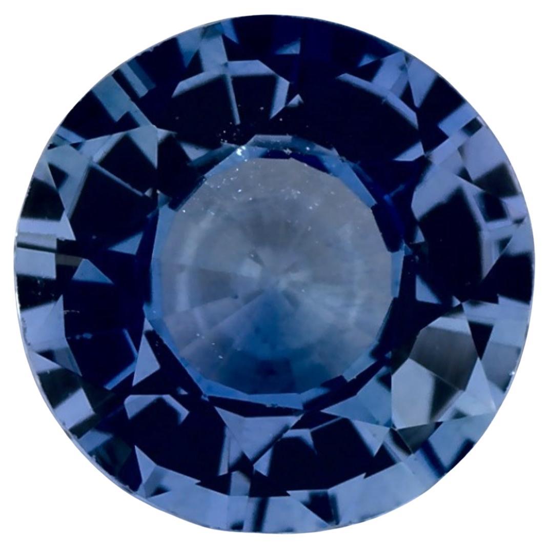 1.79 Ct Blue Sapphire Round Loose Gemstone