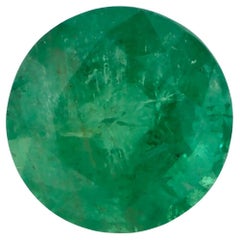1.79 Ct Emerald Round Loose Gemstone