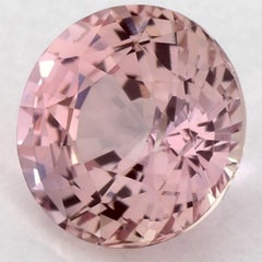 Pierre précieuse ronde saphir rose 1.79 carats