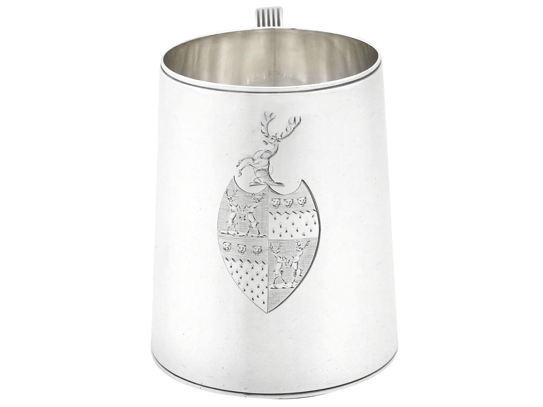 George III Georgian Sterling Silver Ladies Mug For Sale