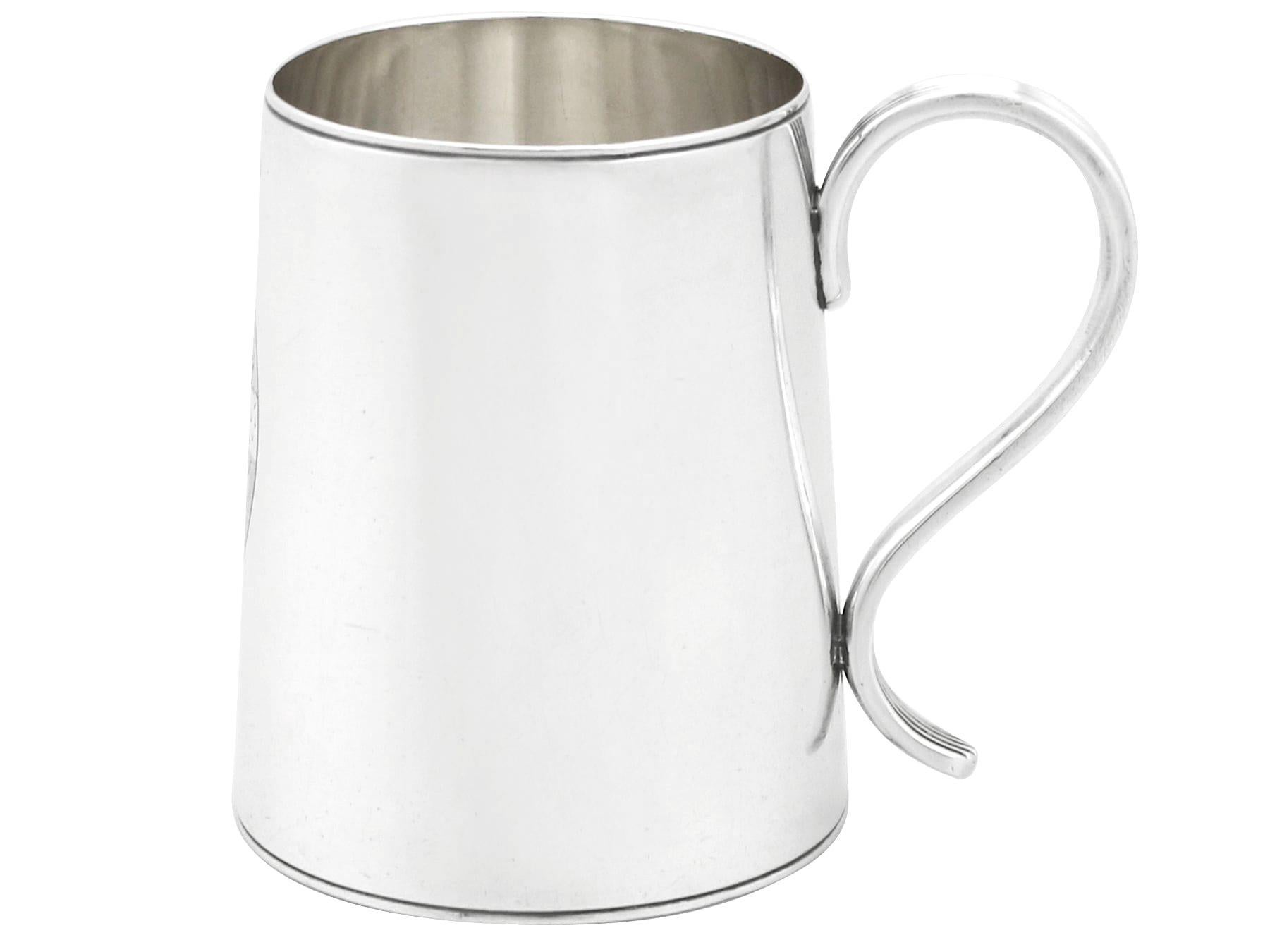 Georgian Sterling Silver Ladies Mug In Excellent Condition For Sale In Jesmond, Newcastle Upon Tyne