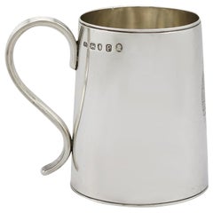 1790 Antique Georgian Sterling Silver Ladies Mug