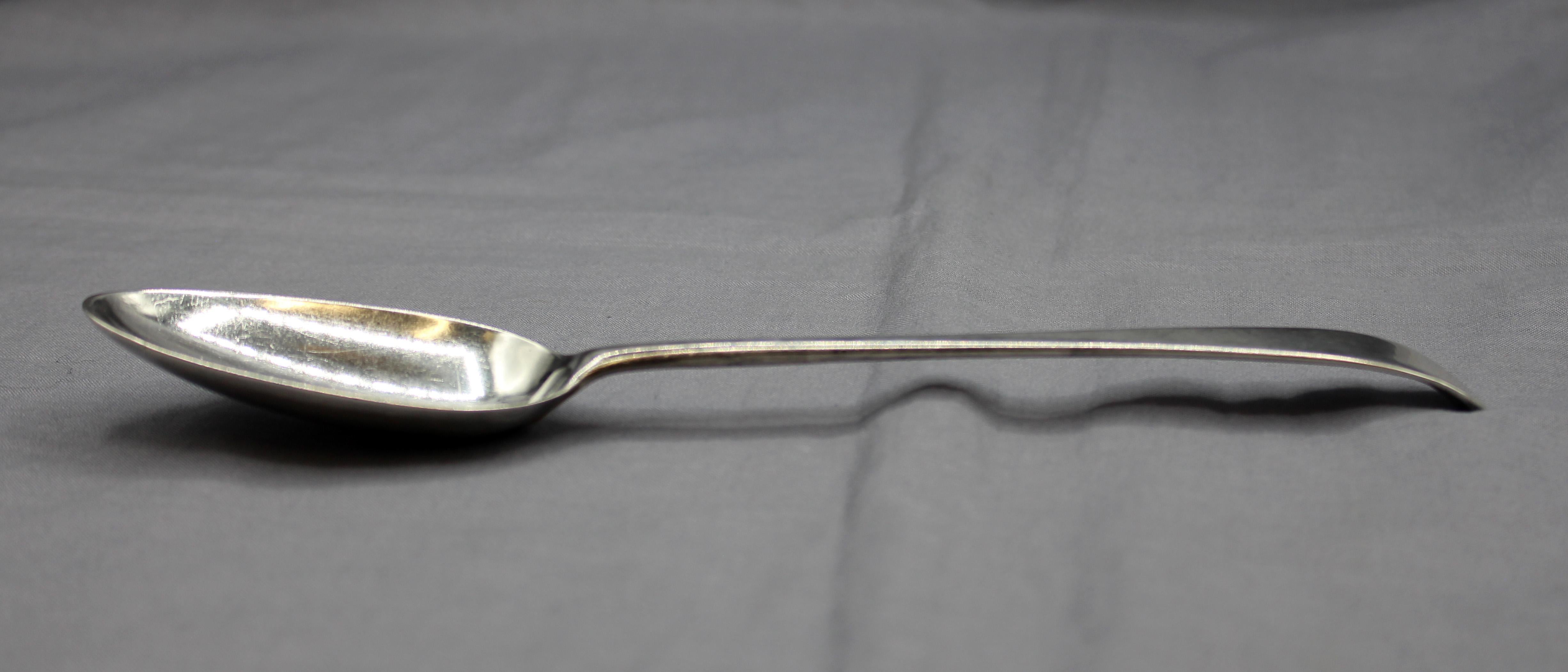 Cucharilla inglesa de plata de ley de 1790 de Hester Bateman Jorge III en venta