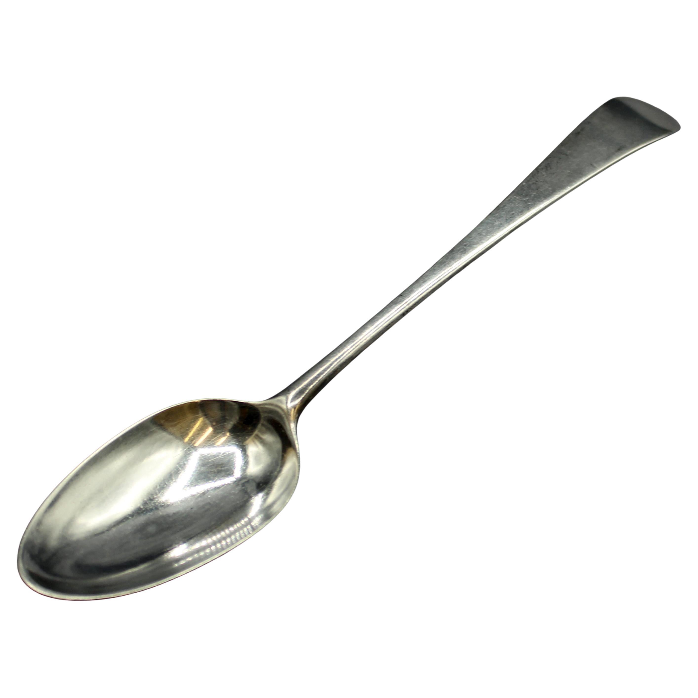 Cucharilla inglesa de plata de ley de 1790 de Hester Bateman