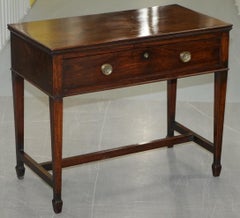 1790 Gillows Cuban Hardwood Library Secretaire Desk Writing Table I Bramah Lock