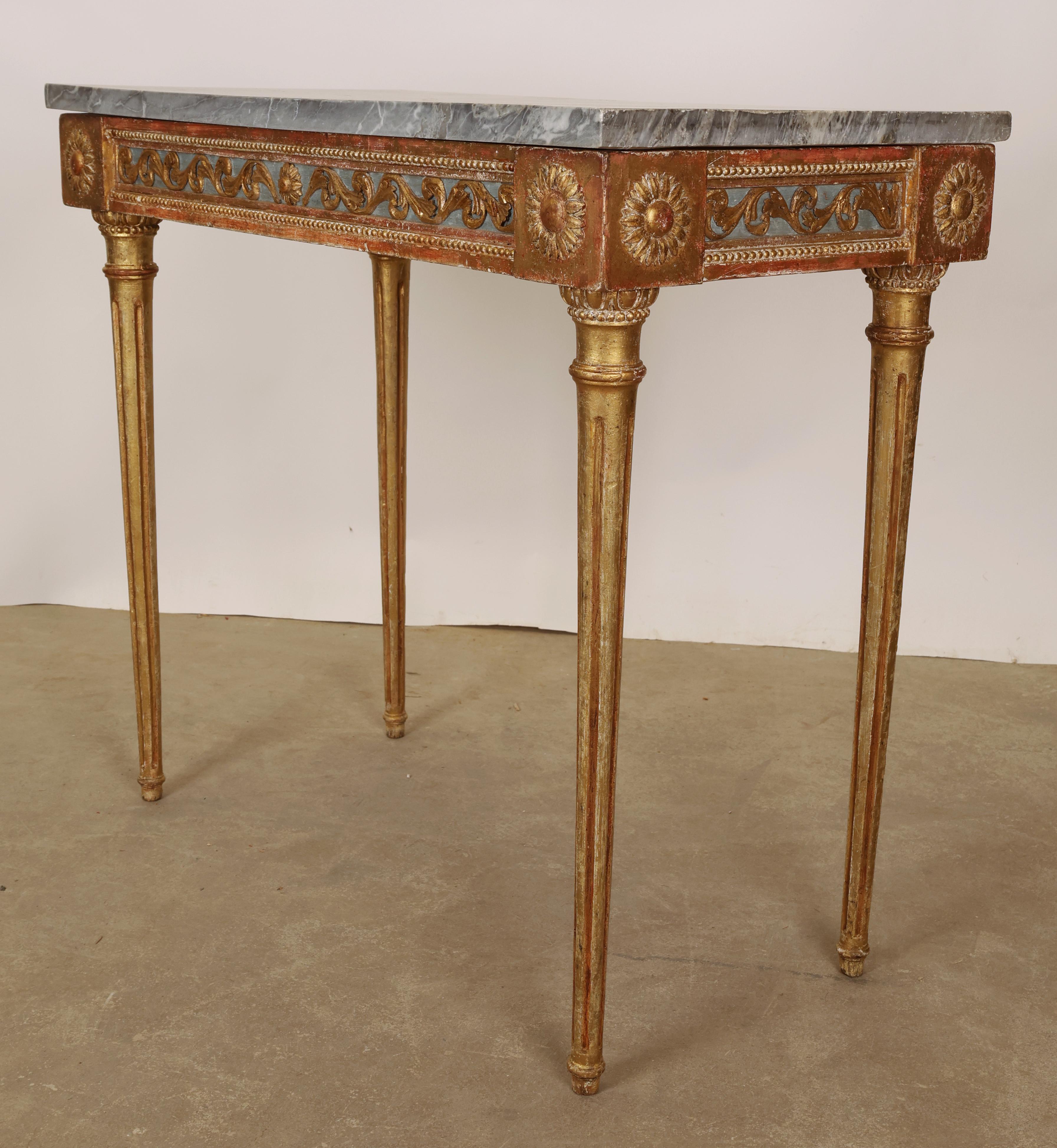 Swedish 1790 Gustavian Console Table For Sale