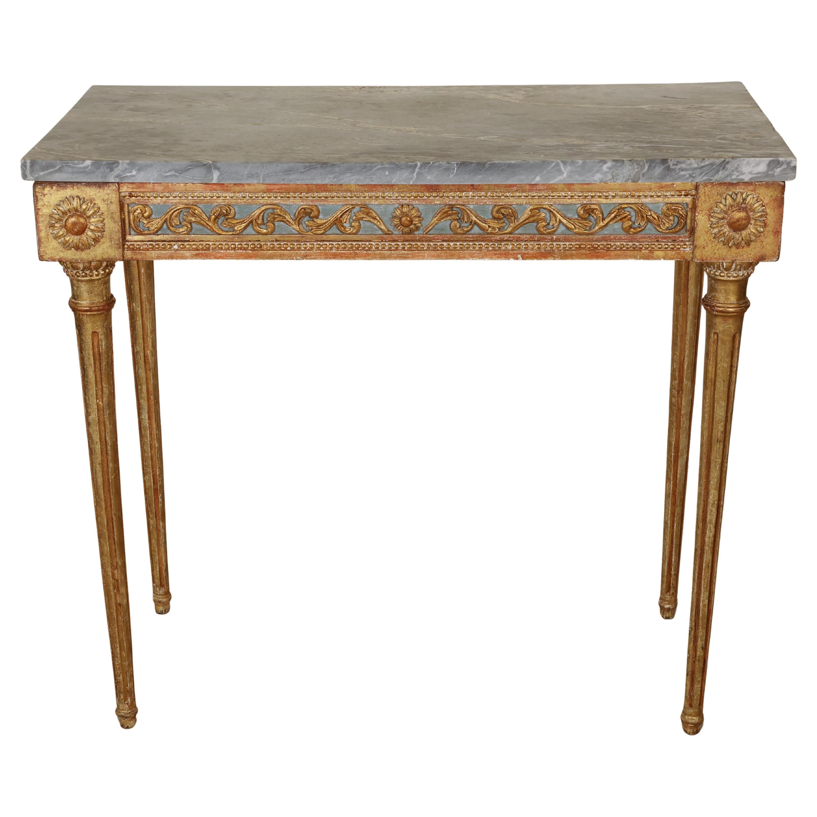 1790 Gustavian Console Table For Sale