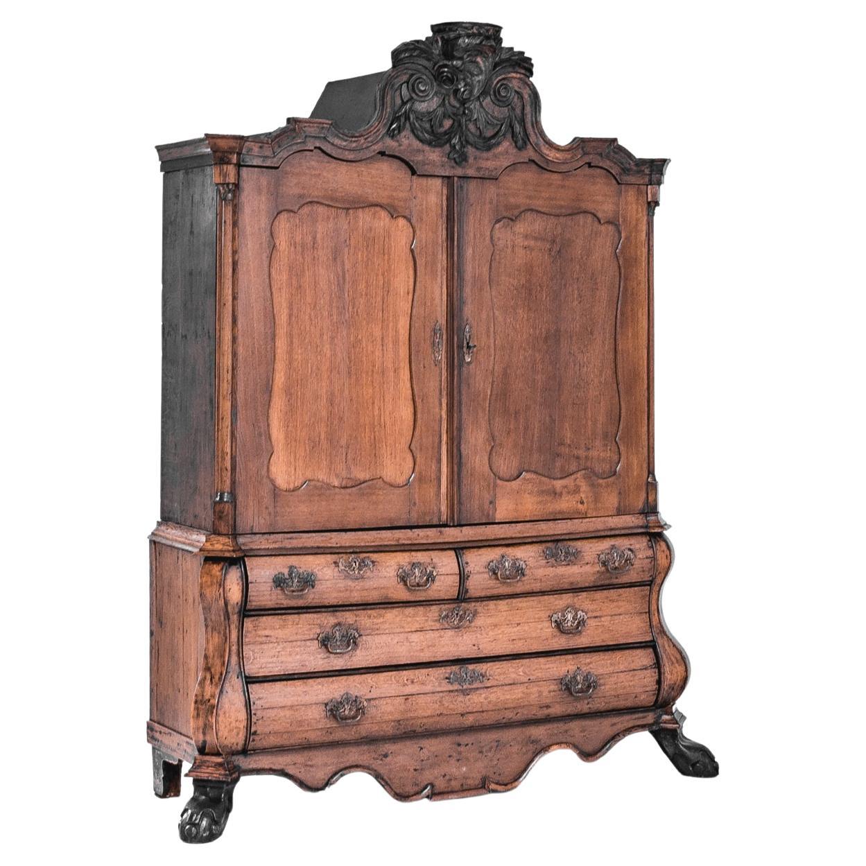 1790s Dutch Wooden Cabinet