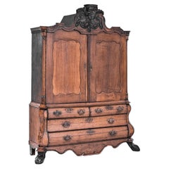 1790s Dutch Wooden Cabinet