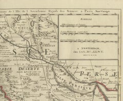 1792 Carte de l'Afrique orientale et de la péninsule arabique par Delisle/Elwe