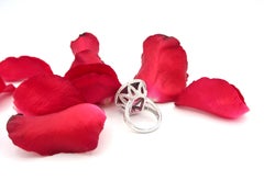 17.93 Carat Pineapple Cut Rubellite Diamond Crown White Gold Ring