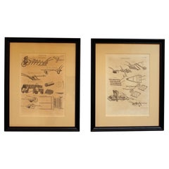 1797 Pair of American Agricultural Implements Prints