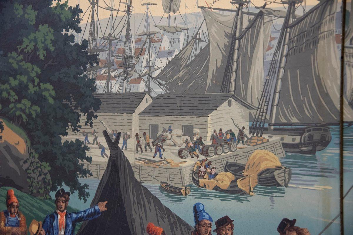 1797 Hafen von Boston aus 