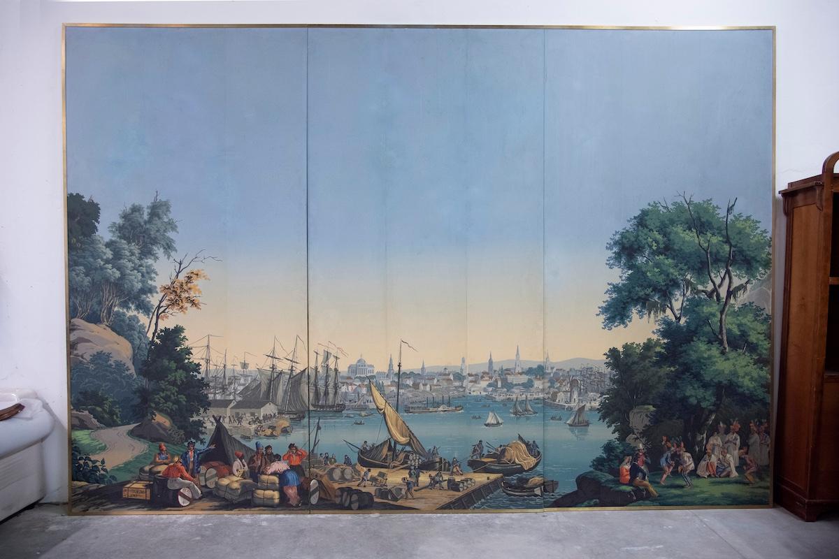 1797 Hafen von Boston aus 