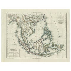 Mappa del Southeast Asia di Tardieu del 1797: L'arcipelago di Malayer e oltre