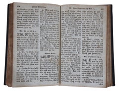 1798 Antique 18thC German Lutheran Evangelical Hymnal Gesangbuch Song Book 7"