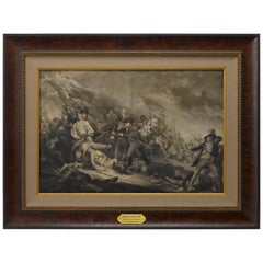 "1798 Battle of Bunker's Hill" Engraving after John Trumbell