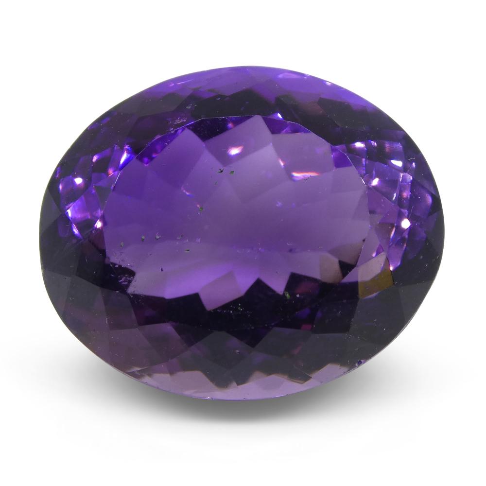 17.98 ct Oval Amethyst In New Condition For Sale In Toronto, Ontario