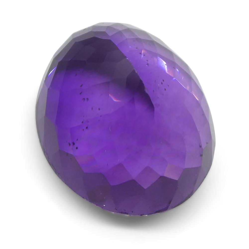 17.98 ct Oval Amethyst For Sale 1