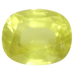 1.79ct Saphir jaune coussin de Tanzanie, non chauffé