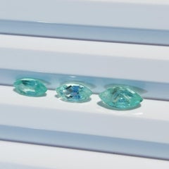 1.79Ct Natural Loose Emerald Marqiuse Shape 3 Pcs