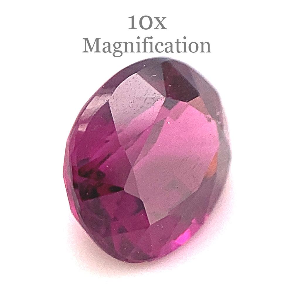1.79ct Oval Purple Rhodolite Garnet from Mozambique For Sale 6