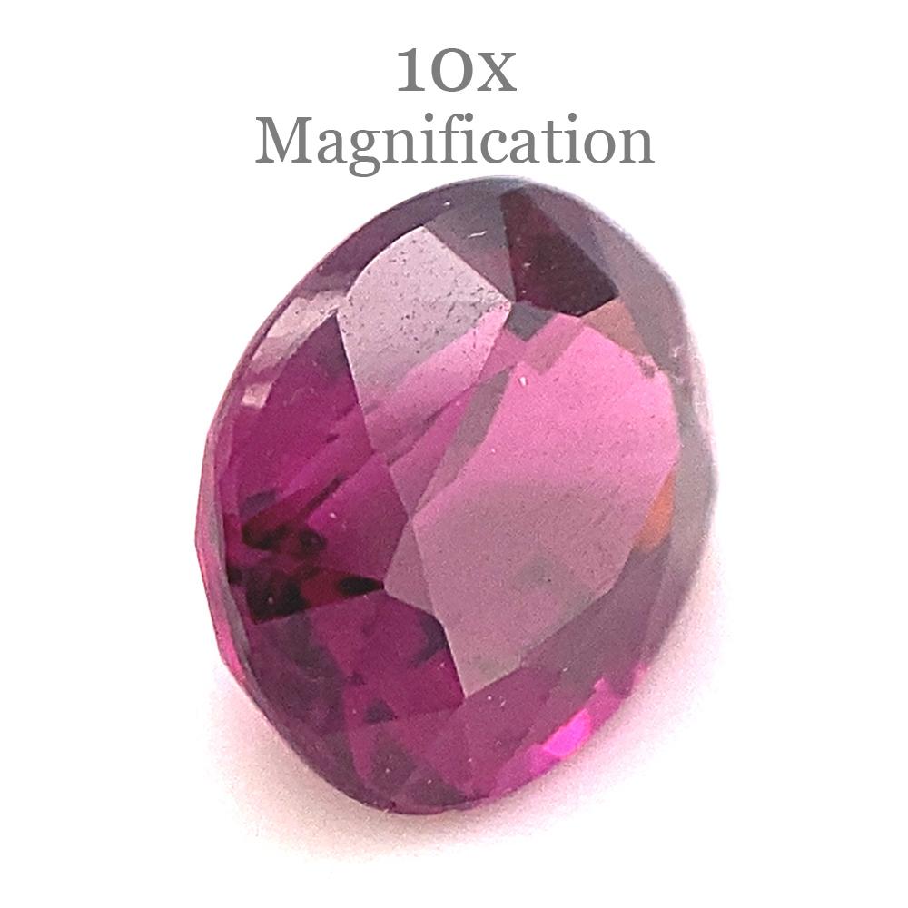 Granato ovale di rodolite viola da 1.79ct del Mozambico in vendita 4
