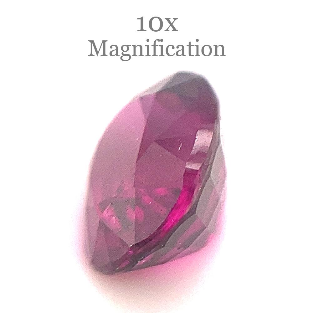 Brilliant Cut 1.79ct Oval Purple Rhodolite Garnet from Mozambique For Sale