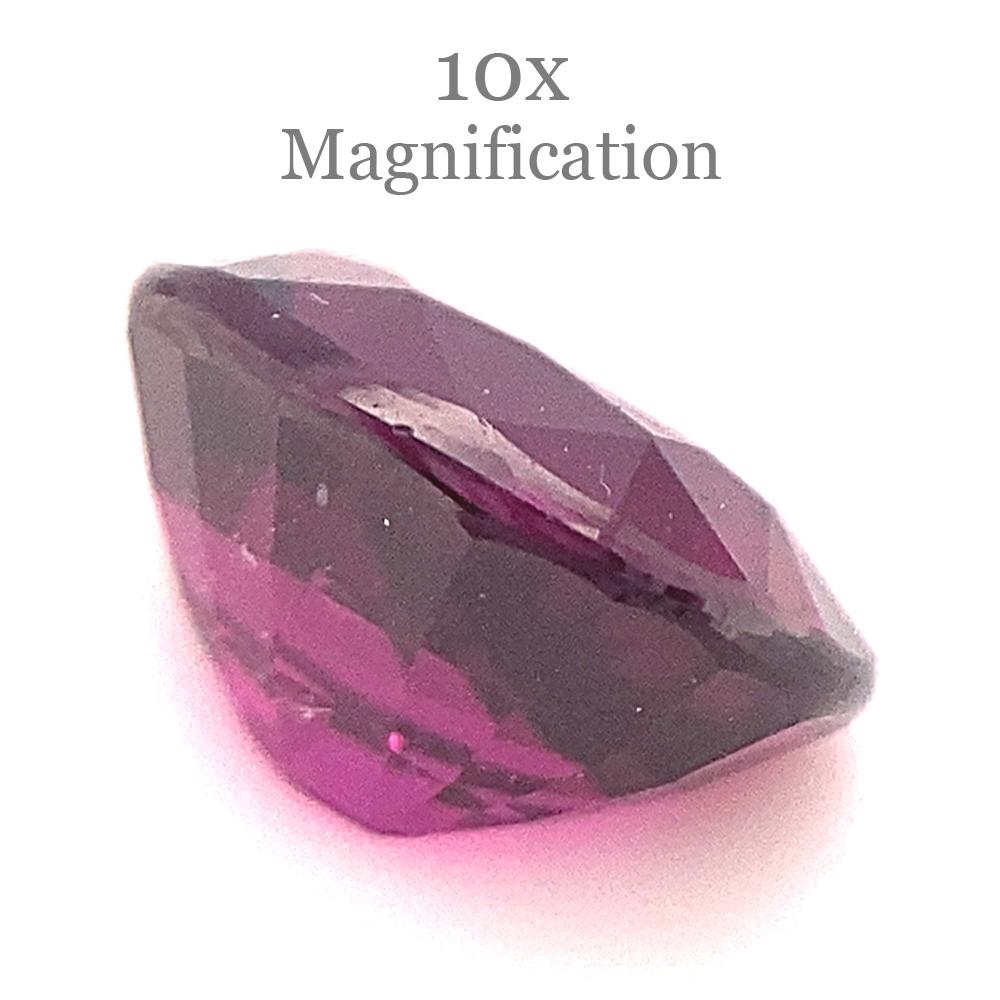 1.79ct Oval Purple Rhodolite Garnet from Mozambique For Sale 2