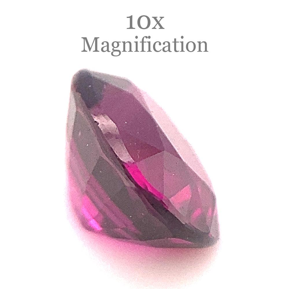 1.79ct Oval Purple Rhodolite Garnet from Mozambique For Sale 4