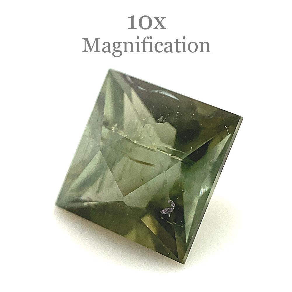 1.79ct Square Green Tourmaline from Brazil For Sale 10