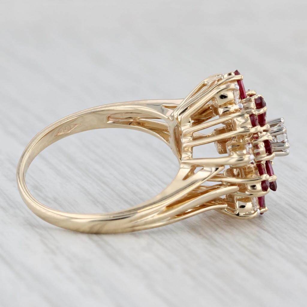 Información sobre la gema:
- Rubíes naturales -
Quilates totales - 1,40ctw
Talla - Marquise Brillante
Color - Rojo
Tratamiento - Mejorado rutinariamente 

- Diamantes naturales -
Quilates totales - 0,39ctw
Talla - Redonda brillante
Color - G -