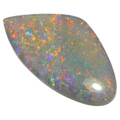 1.7ct Freeform Cabochon Gray Opal from Australia