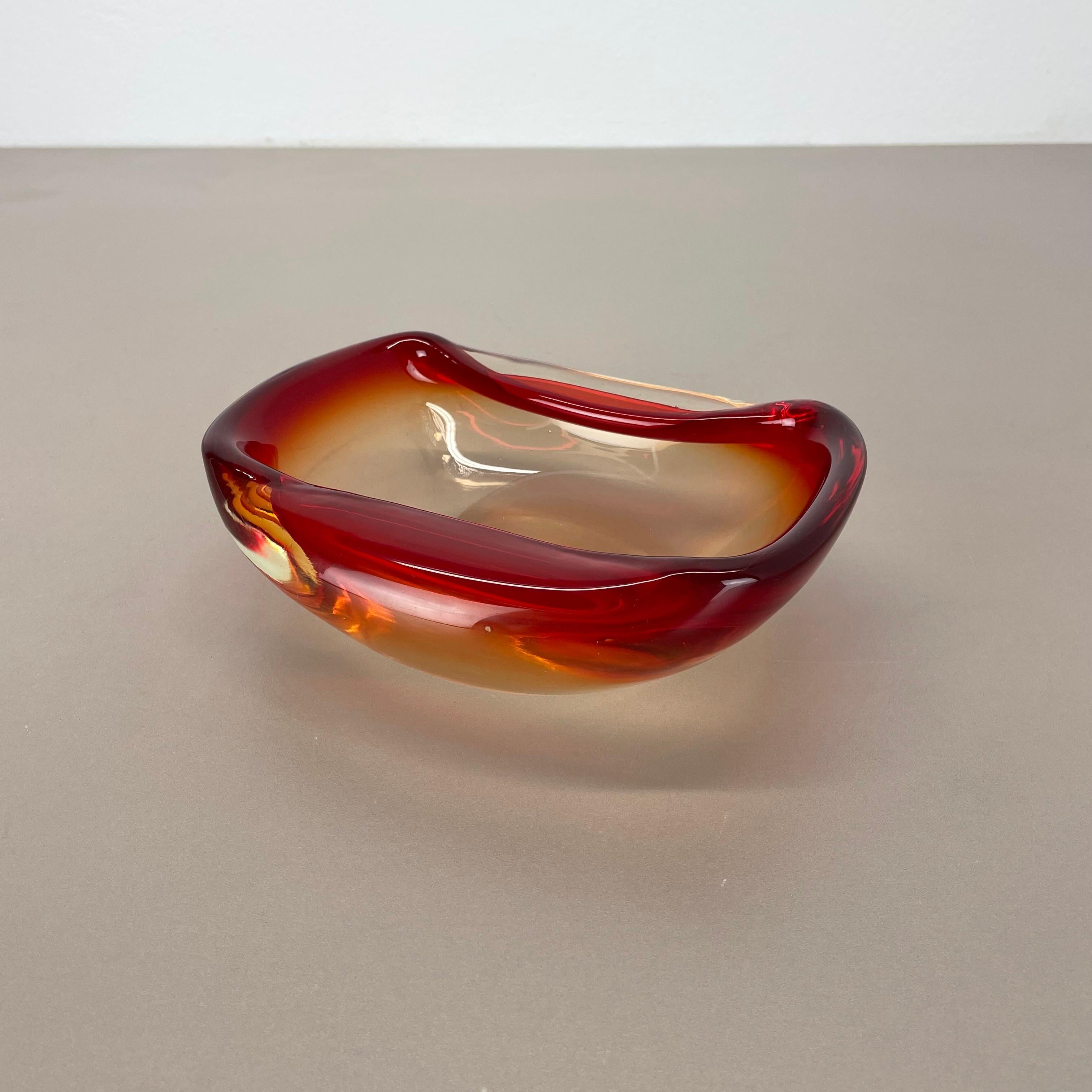 Mid-Century Modern 1.7kg Murano Glass 