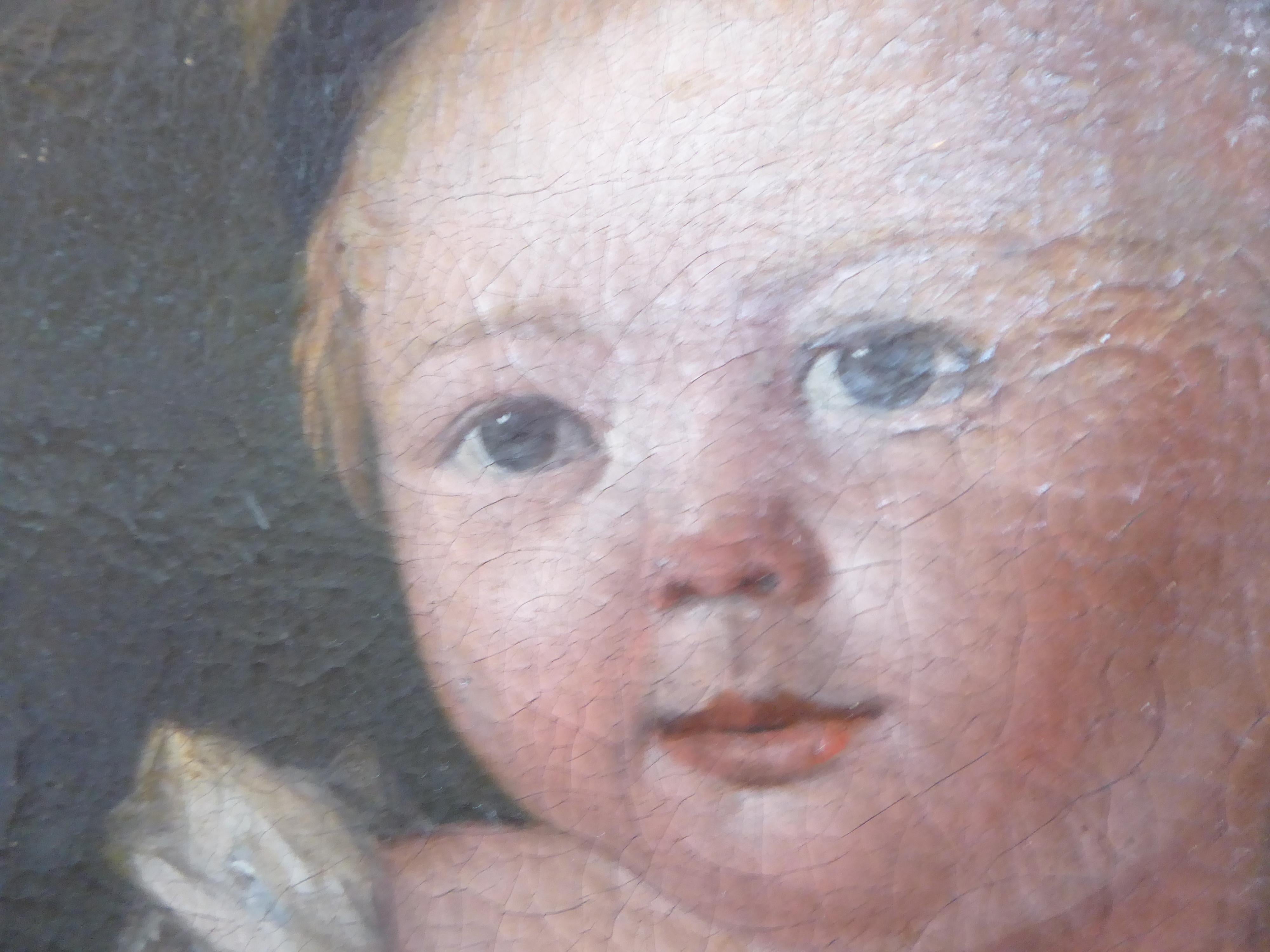 Peinture à l'huile sur toile du 17e siècle en vente 3