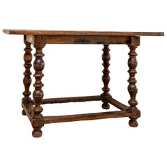 17th-18th Century Antique Oak Tavern Table