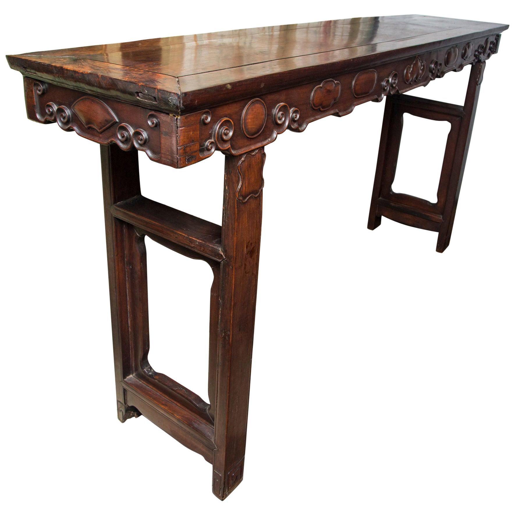 17th-18th Century Chinese Hard Wood Altar Table